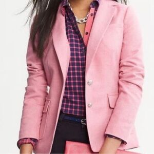 Banana Republic Pink Blazer Elegant Suit Jacket